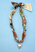 Load image into Gallery viewer, Interchangeable Scarf Charm Necklace