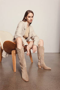 Light Beige Fall Boots