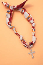Load image into Gallery viewer, Interchangeable Scarf Charm Necklace
