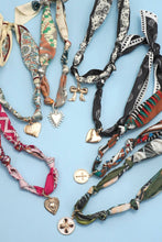 Load image into Gallery viewer, Interchangeable Scarf Charm Necklace
