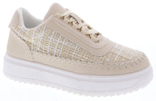 Load image into Gallery viewer, Top Moda Thick Bottom Woven Color Contrast Low Top Sneaker