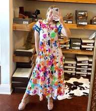 Load image into Gallery viewer, Floral RicRac Dress