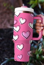 Load image into Gallery viewer, Pink Heart Tumblers