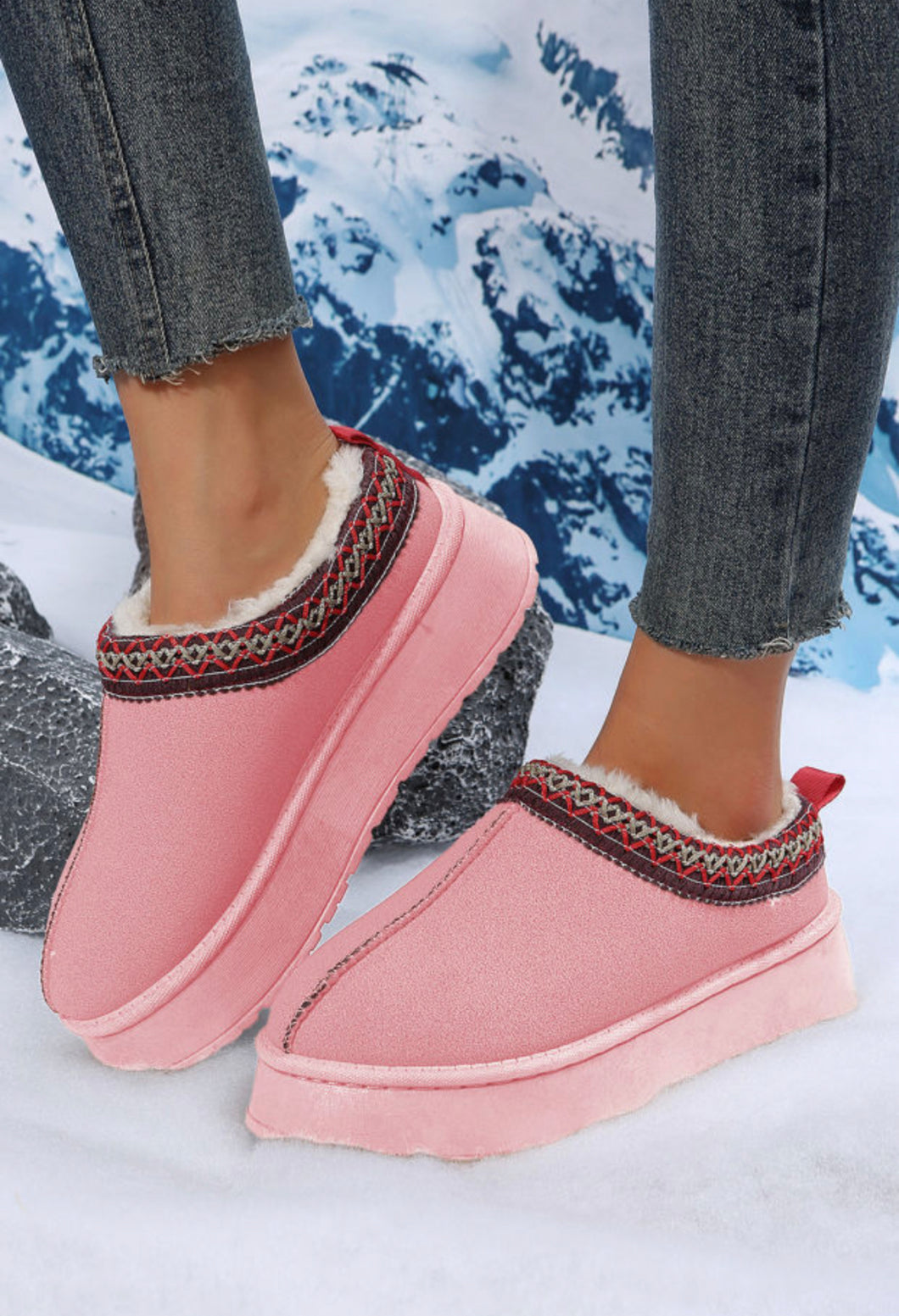 Pink Platform Dupe Slippers