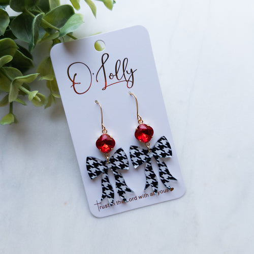 Houndstooth Earrings