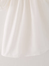 Load image into Gallery viewer, White Smocked Embroidered Dress