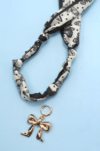 Interchangeable Scarf Charm Necklace