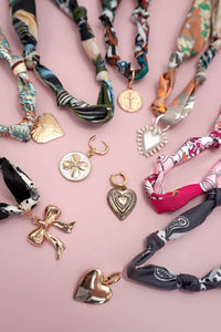 Interchangeable Scarf Charm Necklace
