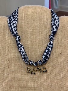 BAMA Gameday Scarf Necklaces