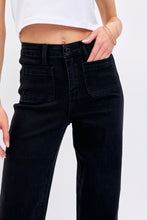 Load image into Gallery viewer, Judy Blue Black Straight Leg Jeans