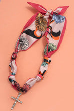 Load image into Gallery viewer, Interchangeable Scarf Charm Necklace