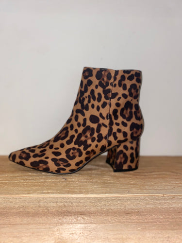 Leopard Print Booties