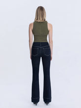 Load image into Gallery viewer, VERVET HIGH RISE PINTUCK TROUSER  BOOTCUT JEANS