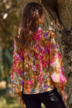 Load image into Gallery viewer, Olive Floral Printed Blouse