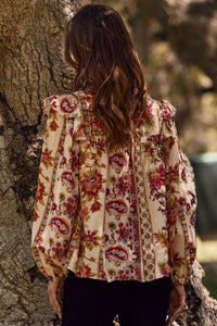 Feels Like Fall Peasant Blouse