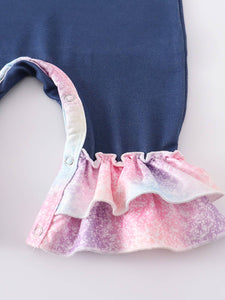 Easter Eggs Ruffle Romper