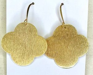 Gold Clover Earring