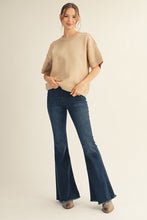 Load image into Gallery viewer, Oatmeal Short Sleeve Sweater