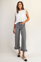 Load image into Gallery viewer, Black Gingham Pants