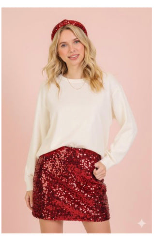 Cream Super Soft Sweater