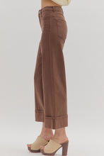 Load image into Gallery viewer, Brown Cuffed Pant