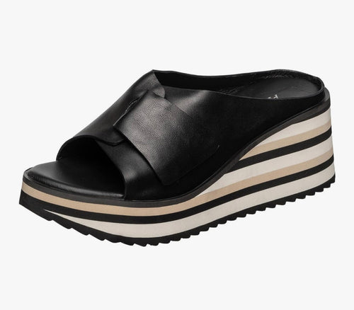 Antelope Black Platform Padme Mules