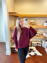 Load image into Gallery viewer, Maroon Ribbed Sweater