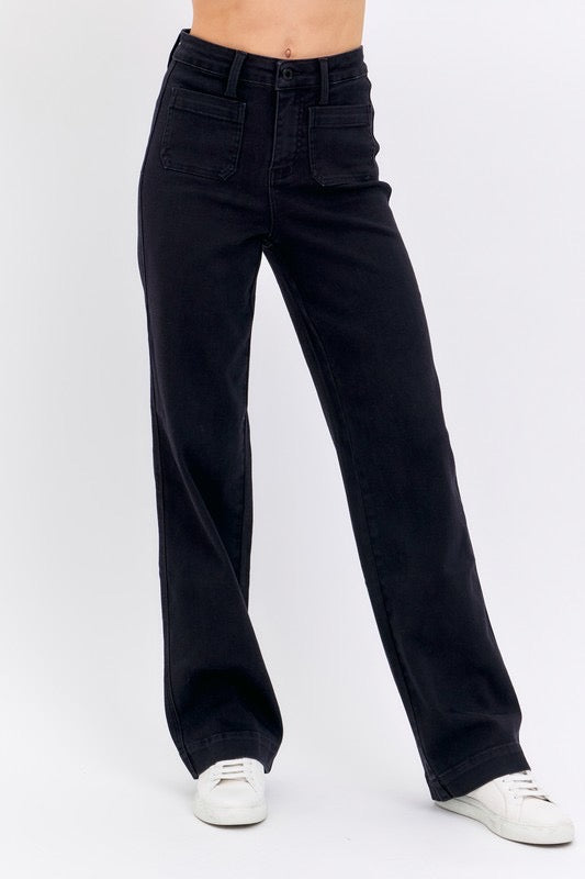 Judy Blue Black Straight Leg Jeans