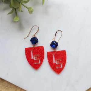 Lamar School Earrings