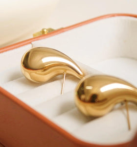 Gold Teardrop Earrings