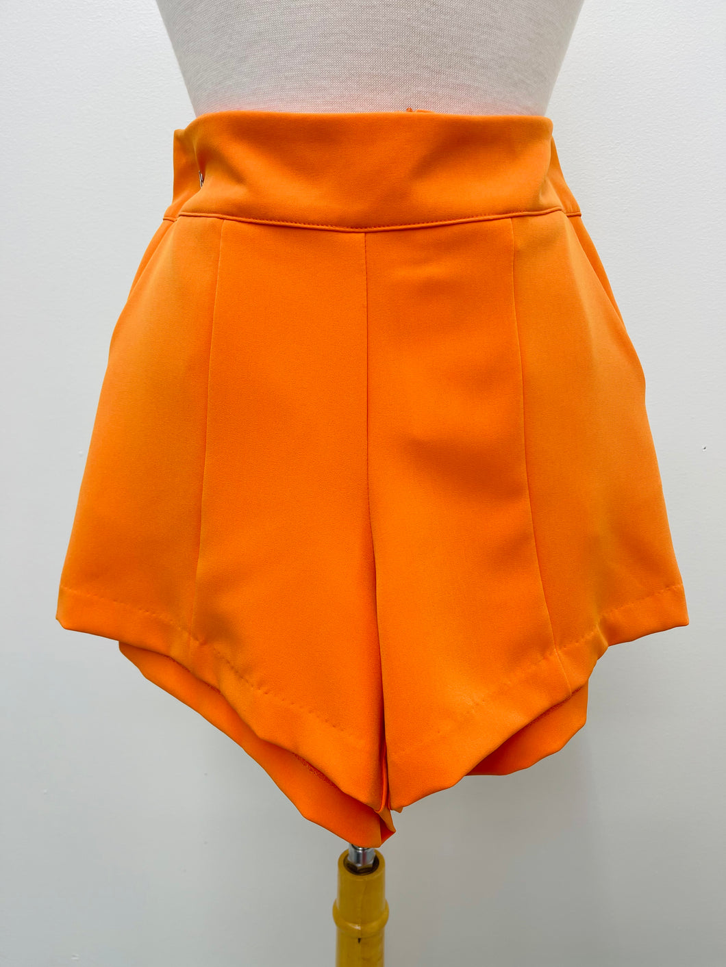 The Keely Orange Shorts