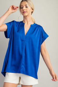 Avery Top in Royal Blue