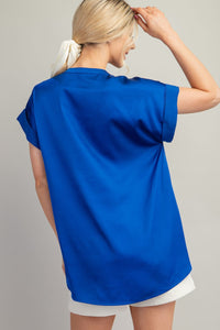 Avery Top in Royal Blue