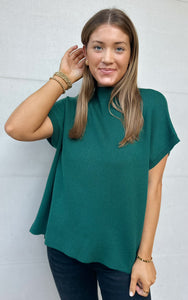 Hunter Green Ribbed Sweater