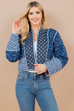 Load image into Gallery viewer, The Paisley Quilted Reversible Jacket
