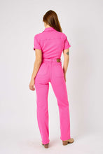 Load image into Gallery viewer, Judy Blue Pink Denim Jumpsuit