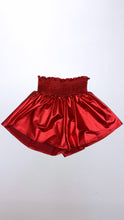 Load image into Gallery viewer, Red Metallic Shorts
