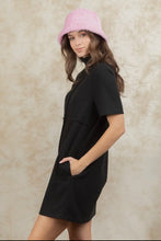 Load image into Gallery viewer, The Alexis Shirt Dress in Black