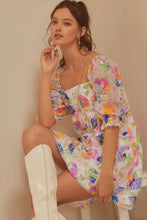 Load image into Gallery viewer, Flower Power Sequin Dress