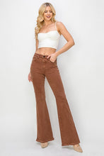 Load image into Gallery viewer, Caramel Side Slit Flares