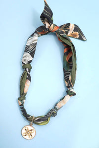 Interchangeable Scarf Charm Necklace
