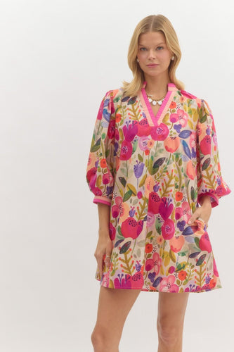 Berry Mix Mini Dress