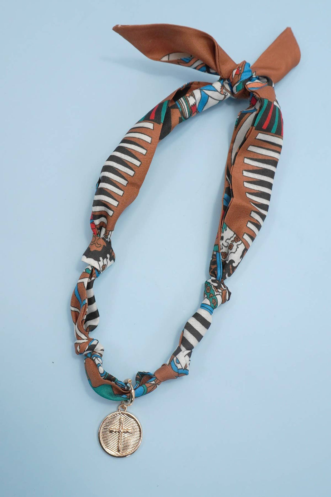 Interchangeable Scarf Charm Necklace