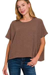Brown Casual Tee