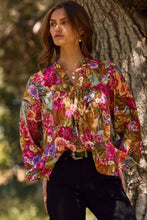 Load image into Gallery viewer, Olive Floral Printed Blouse