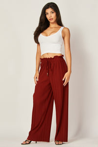 Rust Crinkle Pants