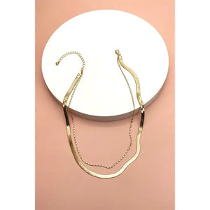 Snake & Largo Chain Necklace