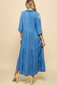 Denim Maxi Dress