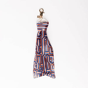 Blue & Orange Keychain