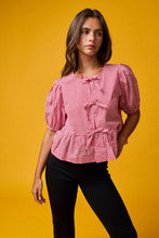 Load image into Gallery viewer, Red Gingham Print Top